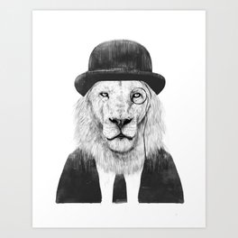Sir Lion Art Print