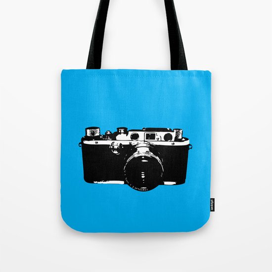 Leica in Blue Tote Bag