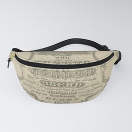Our father which art in heaven. San Francisco, Vintage Print Fanny Pack