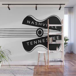"Nashville Guitar" Wall Mural