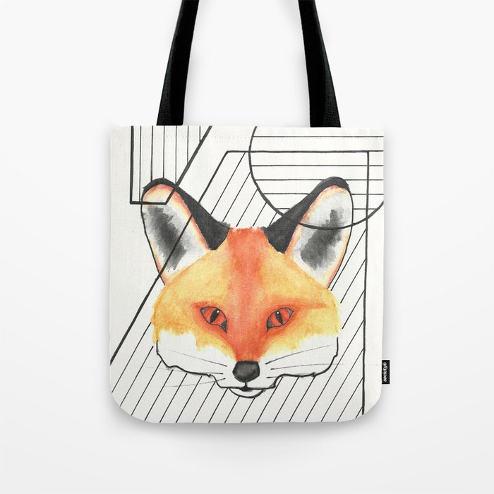 Fox Geo Tote Bag