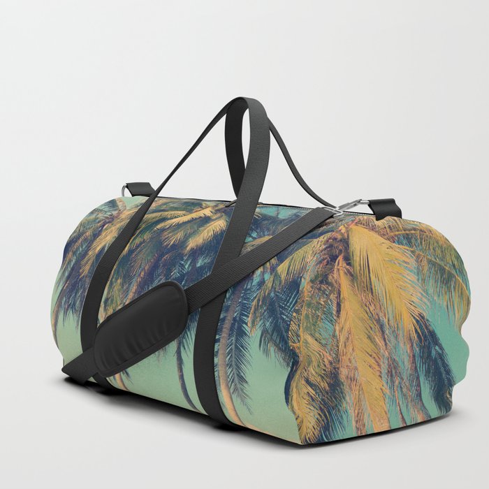 Aloha! Retro palm tree on the beach - summer vibes vintage illustration Duffle Bag