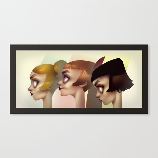 POWERPUFF GIRLS Canvas Print