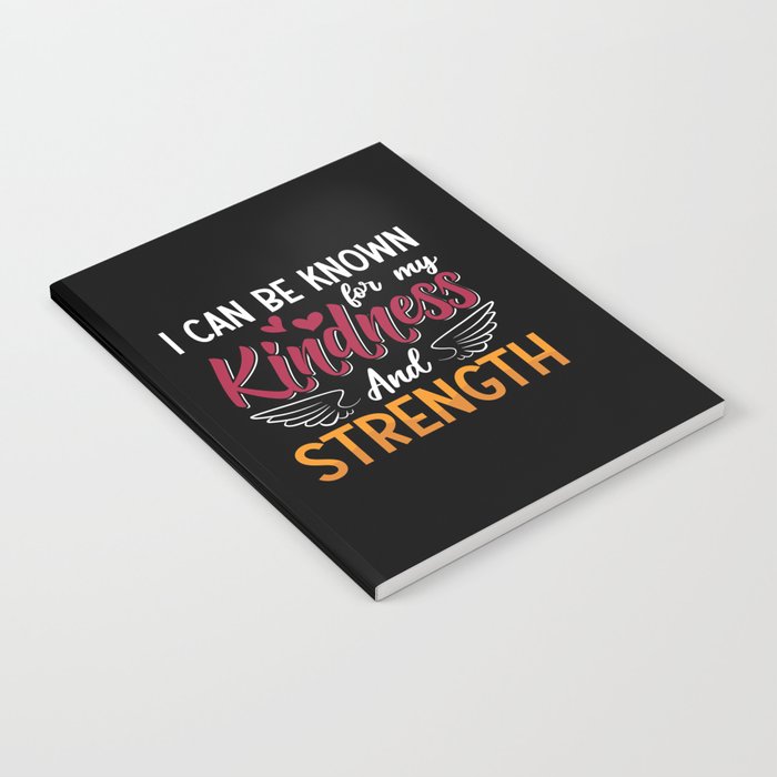 Mental Health Kindness And Strength Anxie Anxiety Notebook