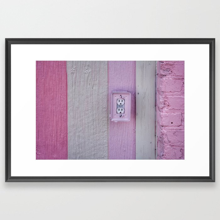 Shades of Pink Framed Art Print