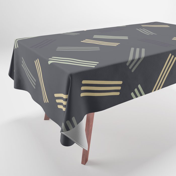 Lovely Lined pattern Tablecloth