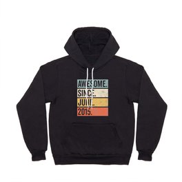 Awesome Since June 2015 Birthday Retro Hoody