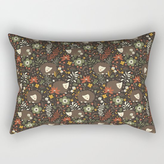 Cute Hedgehogs Rectangular Pillow