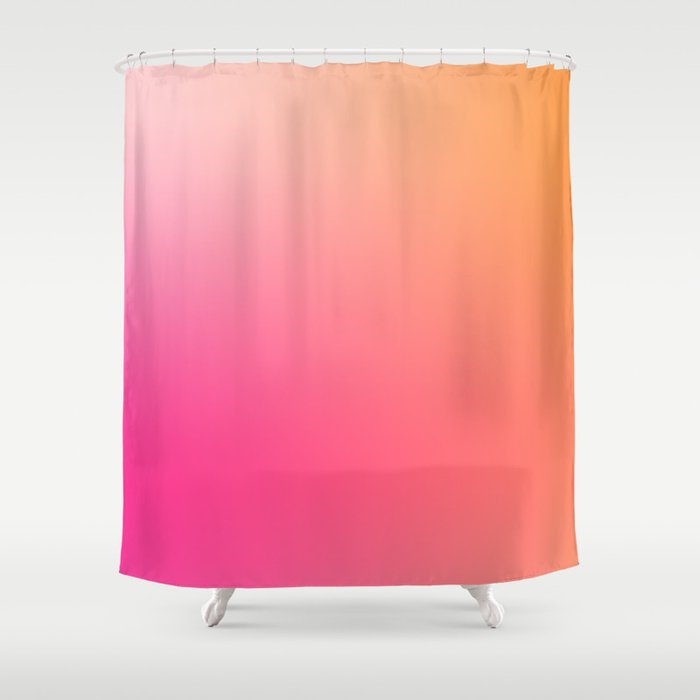 30 Pink Gradient Background Colour Palette 220721 Aura Ombre Valourine Digital Minimalist Art Shower Curtain