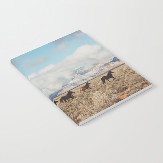 Running Reservation Horses Notebook