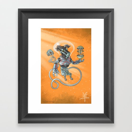 Astro Zodiac Force 08: Ram Framed Art Print