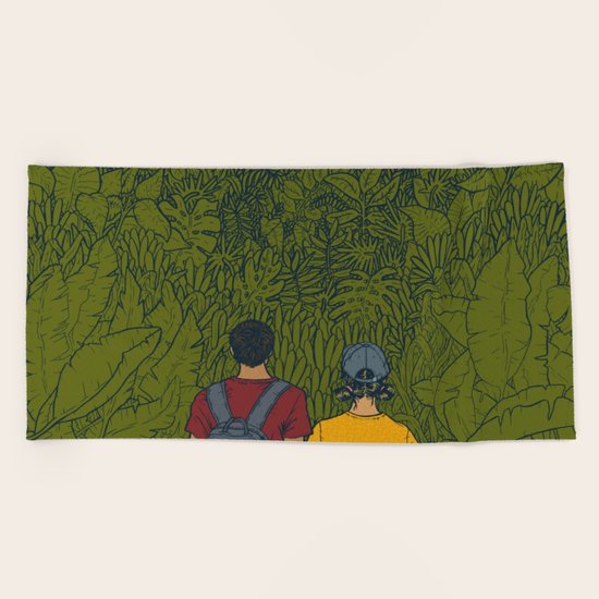 On Sunday Beach Towel
