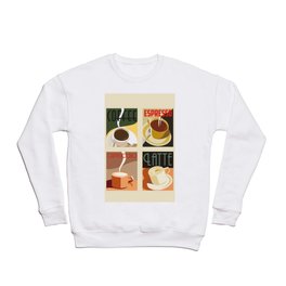 Art Deco Coffee Crewneck Sweatshirt