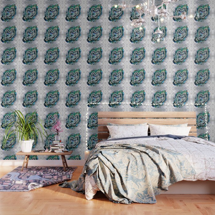 Abstract Ripple Abalone And Mother Of Pearl Wallpaper By