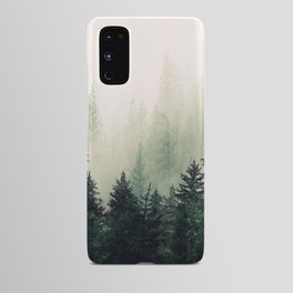 Foggy Pine Trees Android Case