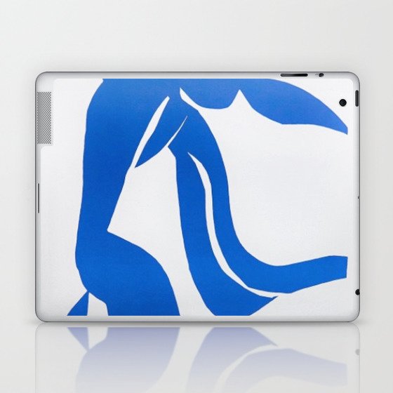 Henri Matisse, Bleu Freedom, Nude (Blue Freedom, Nude) lithograph modernism portrait painting Laptop & iPad Skin