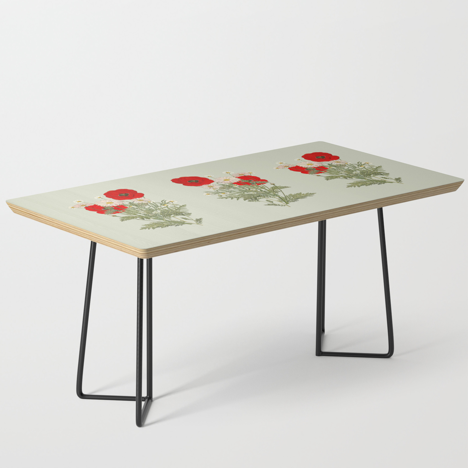 A Country Garden Flower Bouquet Poppies And Daisies Coffee Table Country Garden Flower Bouquet Poppies