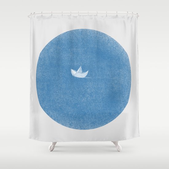into the sea Shower Curtain