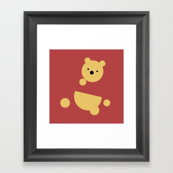 The Bear Framed Art Print