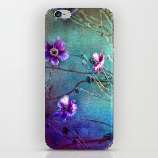 FLEURS DU PRÉ III - Wildflowers in painterly style iPhone & iPod Skin