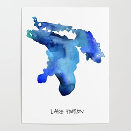 Lake Huron Poster