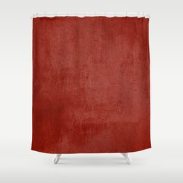 Red rustic Shower Curtain