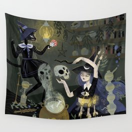 Witches and Potions Wall Tapestry