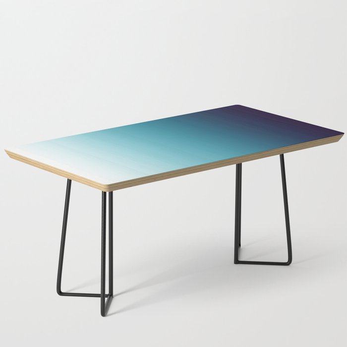 Blue White Gradient Coffee Table