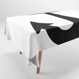 Anchor (Black & White) Tablecloth