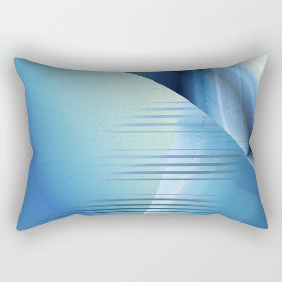 Blue abstract 2016 Rectangular Pillow
