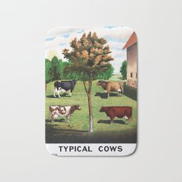 Typical Cows Bath Mat
