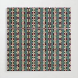 abstract pattern in gray colors with browns Wood Wall Art