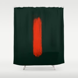 Spatial Concept 12. Minimal Painting. Shower Curtain