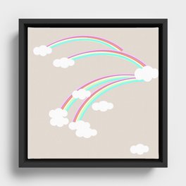  Rainbow Framed Canvas
