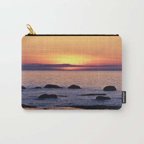 Summer's Glow and the Circle of Rocks Carry-All Pouch