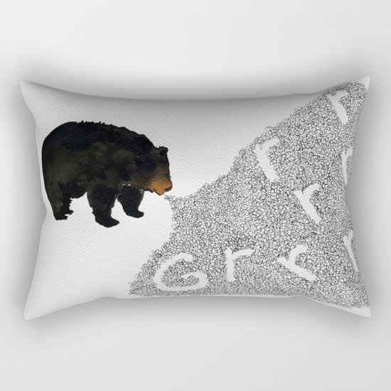 Grrrrrr... Rectangular Pillow