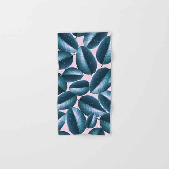 Rubber Plant Cure #society6 #decor #buyart Hand & Bath Towel
