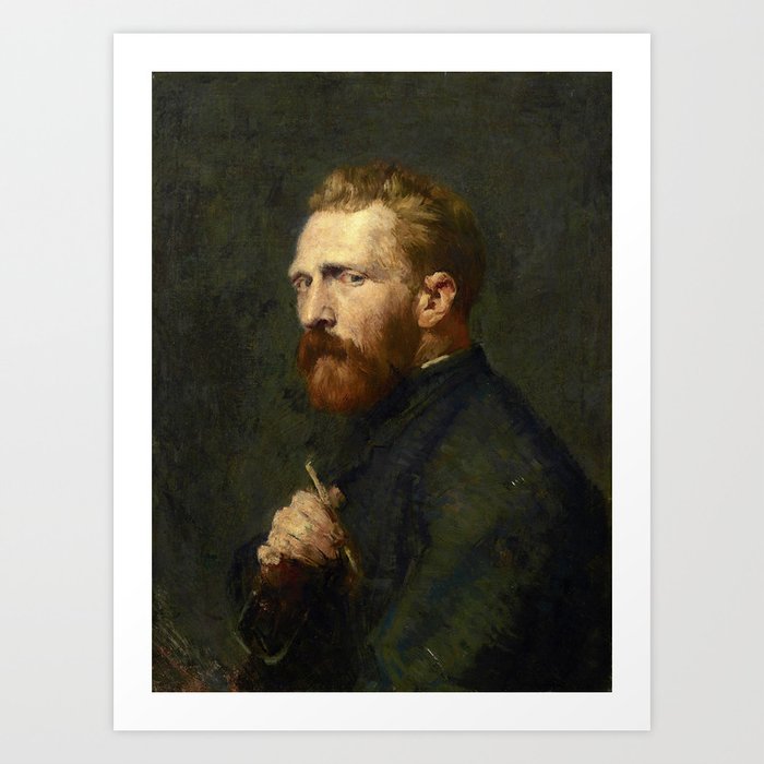 Vincent van Gogh by John Peter Russell (1886) Art Print