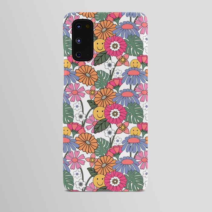 Retro Floral Joyful Pattern Android Case