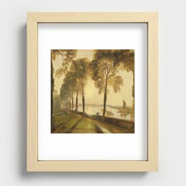 Joseph Mallord William Turner - Mortlake Terrace, 1827 Recessed Framed Print