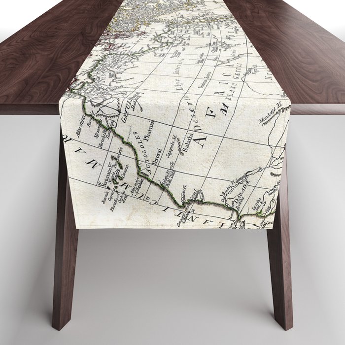 Ancient World - Anville - 1794 vintage pictorial map  Table Runner