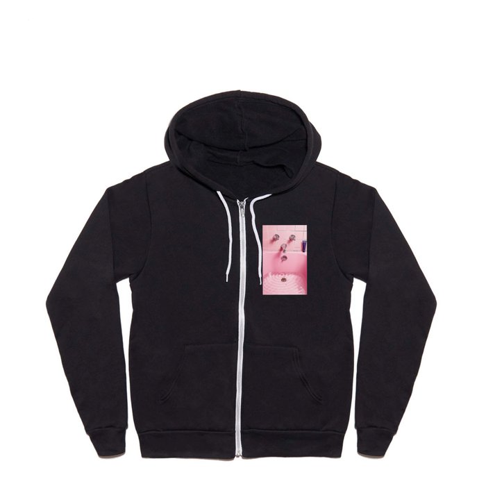 Pink Bathtub Full Zip Hoodie