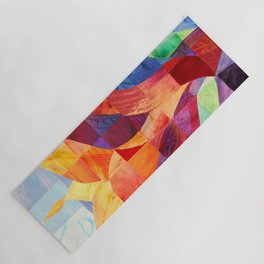 Fire (originally in quilted silk) Yoga Mat