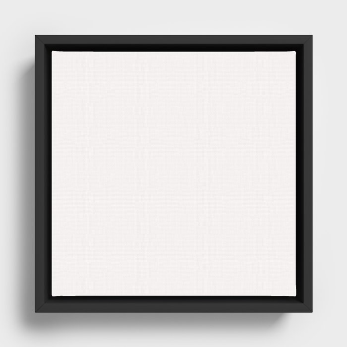White Rock Cranesbill Framed Canvas