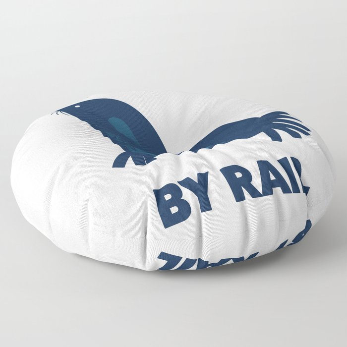 Norfolk By Rail Floor Pillow