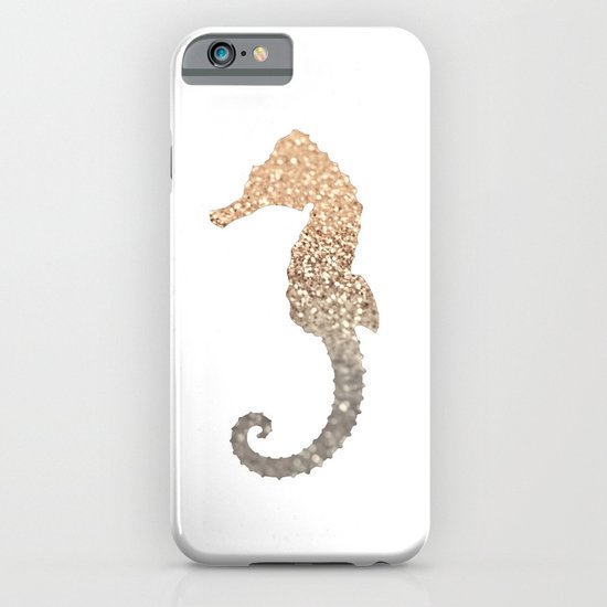 GOLD SEAHORSE iPhone & iPod Case