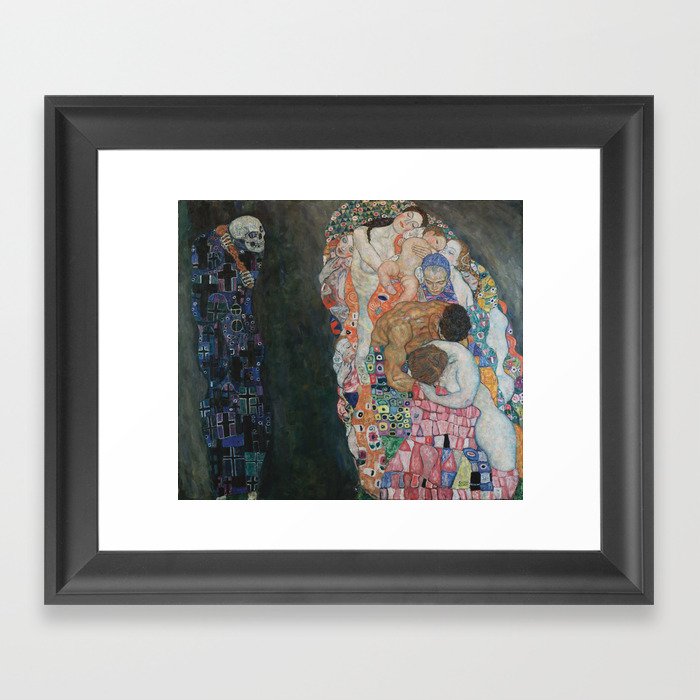 Life And Death Gustav Klimt Framed Art Print By Constantchaos