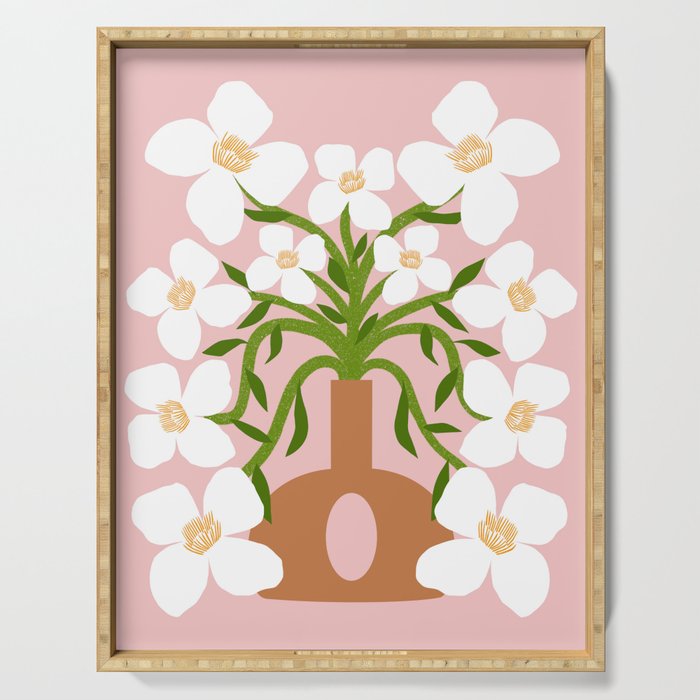 Spring Bouquet Serving Tray
