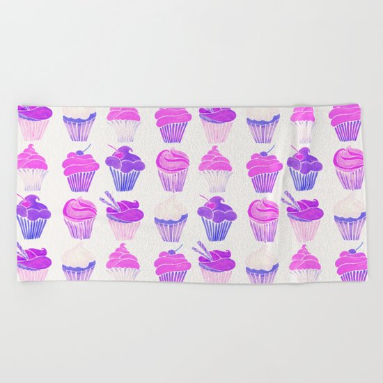 Cupcake Collection – Unicorn Palette Beach Towel
