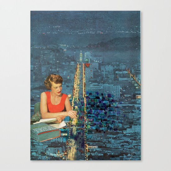 Painting our City Canvas Print